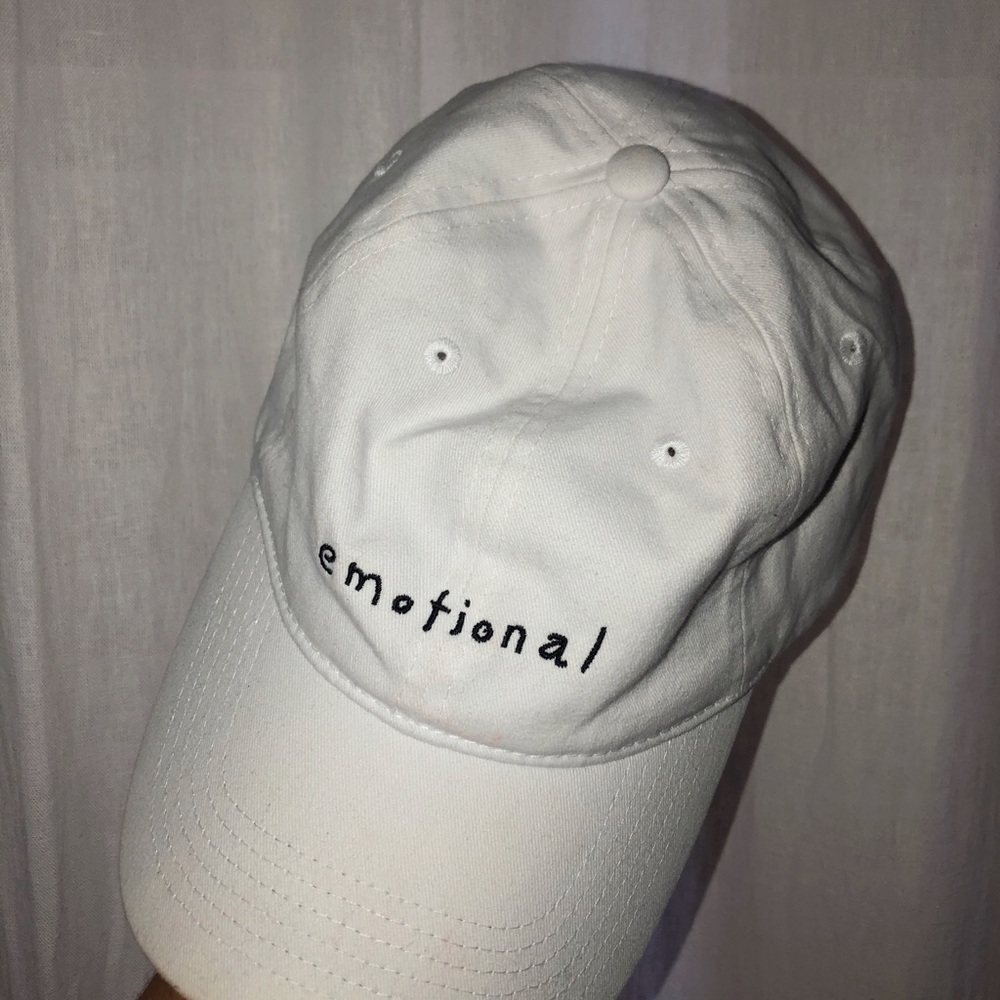 White “Emotional” Hat Urban Outfitters